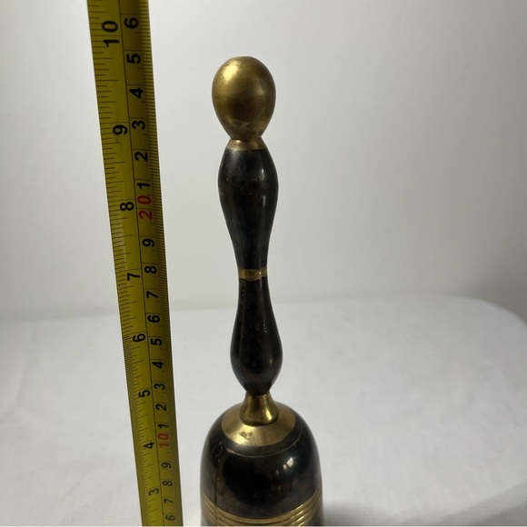 Vintage Brass Hand Bell. Tall. - Picture 4 of 4
